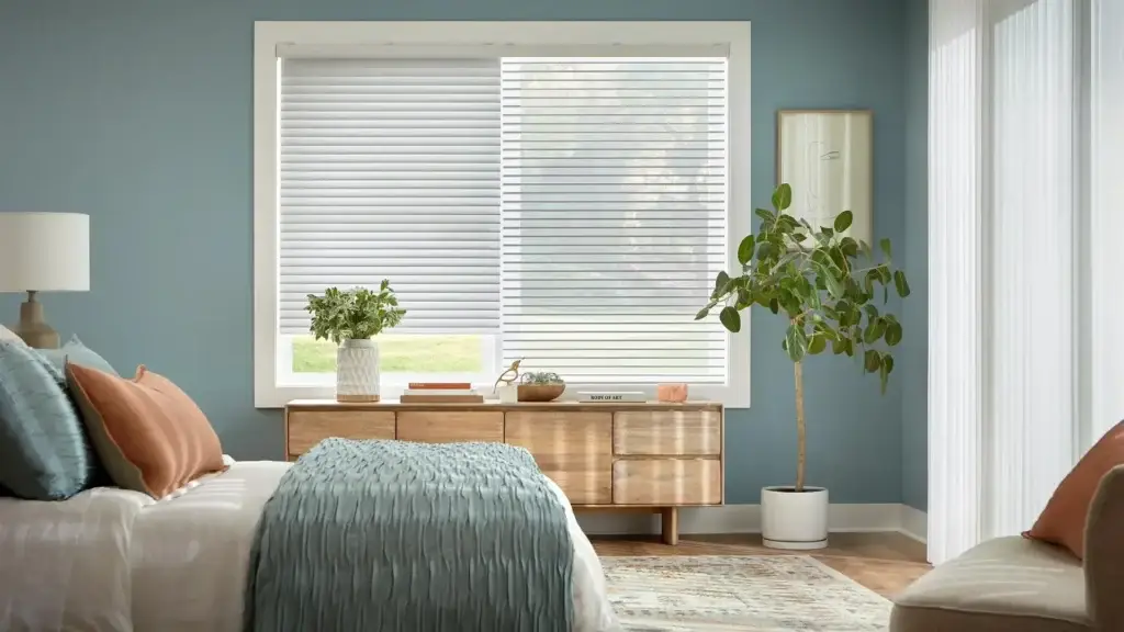Lutron motorized window treatments integrated with smart lighting